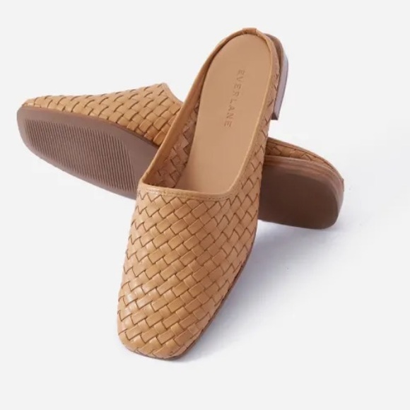 Everlane Shoes - Everlane Woven Leather Mules!